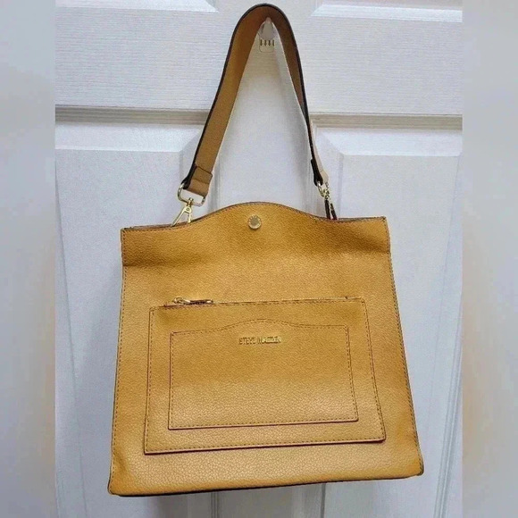 Steve Madden Mustard Yellow Bag with one Strap Handle - Picture 1 of 3